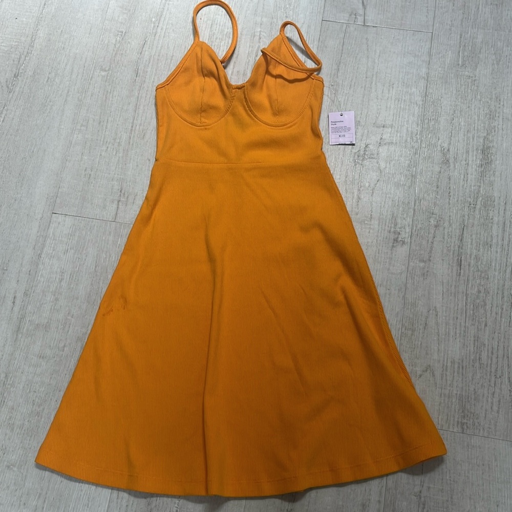 NWT Wild Fable Golden-Yellow Dress